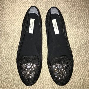 Cute & comfy Vera Wang dressy flats sparkly jewels